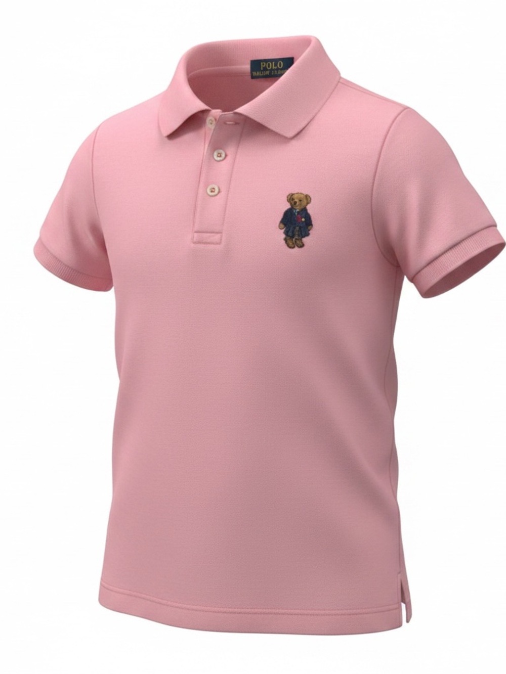 POLO - Ralph Lauren Iconic polo shirt w/ embroidered bear.  Size 6